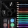 A set for drawing 150 items, in a plastic suitcase