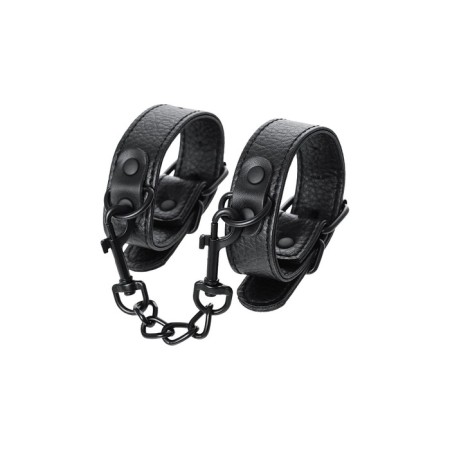 Toyfa Theater, black handcuffs, PU skin, 26.5 cm-9