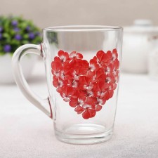 Glass mug 