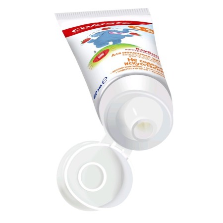 COLGATE "strawberry", nursery, from 3-5 years old, with fluoride, 60 ml-1