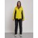 Ski costume female winter, size 48, yellow color