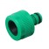 A fitting, renewal mount 1/2 "(12 mm)-3/4" (19 mm), fast-fast connection, pp-plate, Greengo