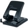 Metal hole punch 40 sheets, berlingo, with a ruler, black