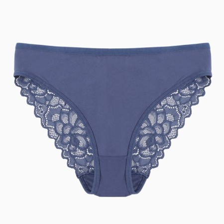 Panties female Braziliano, dark blue color, size 50 (XL)