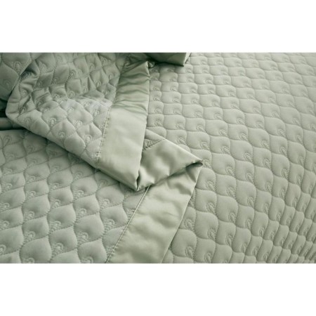 A set with a blanket "Roxalan", size 160x220 cm, 50x70 cm, olive color-7