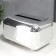 Casket Plastic for napkins "Smooth angles. Silver" 10x12x18 cm