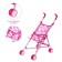 Stroller for dolls, cane, metal frame