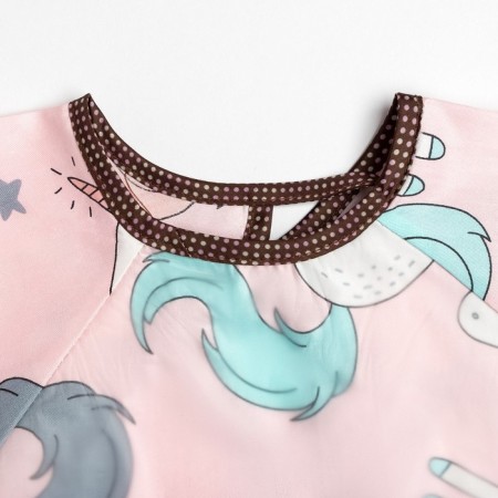 Apron Children's Ethel "Unicorn", col. pink, height 90-105 cm-4