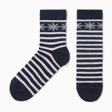 Women's socks, blue color, size 23