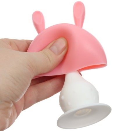 A set of silicone teeters “My bunny”, with a rattle, 3 pcs., In the case, crush me-8