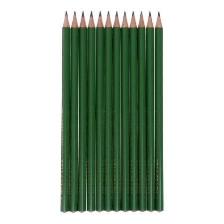 Chernographic pencil Koh-I-Noor 1802 "Triograph 3" H, green case-1