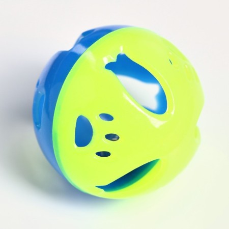 A set of 2 sprouts "fish and paws", a diameter of 3.8 cm, yellow-blue/orange-2