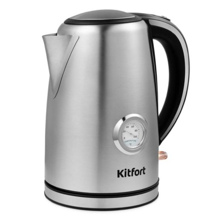 Electric KitFort KT-676 kettle, 1.7 l, 2200 watts, silver