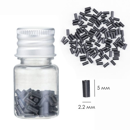 Flint for gasoline lighters, a set of 100 pieces in a bottle, D-2.2 mm, L-5 mm