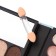 A set of decorative cosmetics (highlighter, blush, glitter, eye shadow, lipstick)