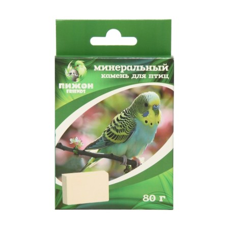 Mineral stone "Pigger" for birds, block, 80 g-1