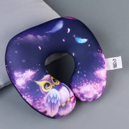 Pillow for travel Antistress "Owl"-1