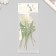 Plastic stickers "Flowers and quotes. White" set 12 pcs 8.5x21.5x0.2 cm