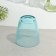 Low glass glass "Concept Straypi", 250 ml, turquoise color