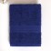 Terry towel with a border 50x90 cm, Dark Blue, cotton 100%, 440g/m