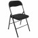 Folding stool Brabix Golf CF-007, black frame, black fabric