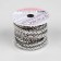 Rhound rhinestones “rhombuses”, width - 7 mm, 4.5 ± 0.5 m, silver color