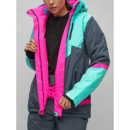 Ski suit, size 44, turquoise color-3