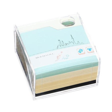 3D block for notes, a city with backlight, 170 sheets, height-4.5cm, width-8cm-3