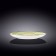 Round plate Wilmax England Spiral, D = 28 cm, pistachio color