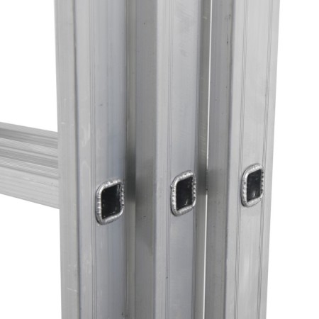 Tundra staircase, three -section, aluminum, 12 steps-2