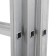 Tundra staircase, three -section, aluminum, 12 steps