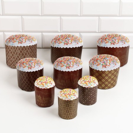 A set of paper forms for the Easter cake "HB" 9 types of 1 piece