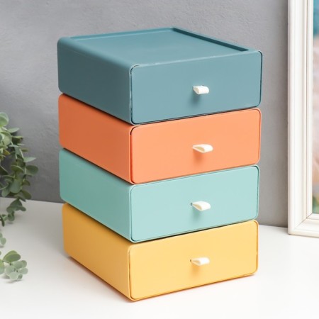 Casket Plastic "Box" set 4 pcs 19.5x18x23.2 cm