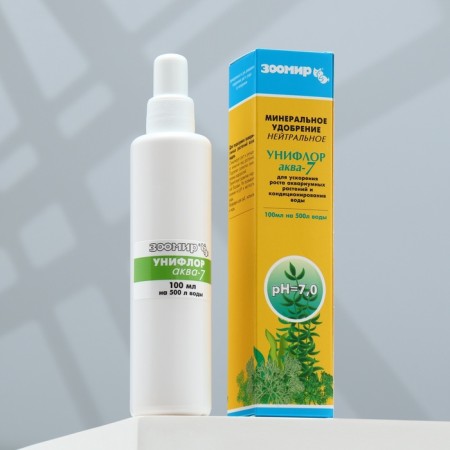 Mini Fertilizer "Uniflor-Aca 7" for aquarium plants, neutr. 100 ml