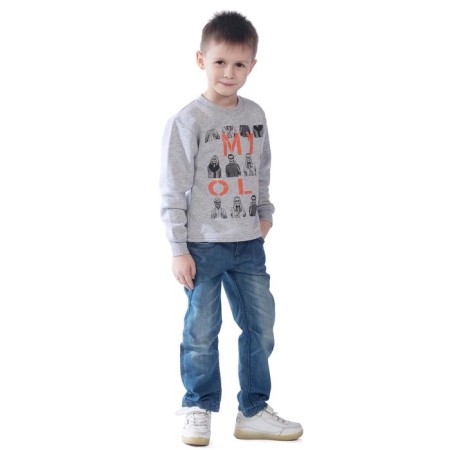 Svitshot Children's My Old, height 116 cm, color gray melange-1