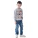 Svitshot Children's My Old, height 116 cm, color gray melange