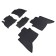 Rubber rugs with a high side for Toyota Hilux VIII, 2015-
