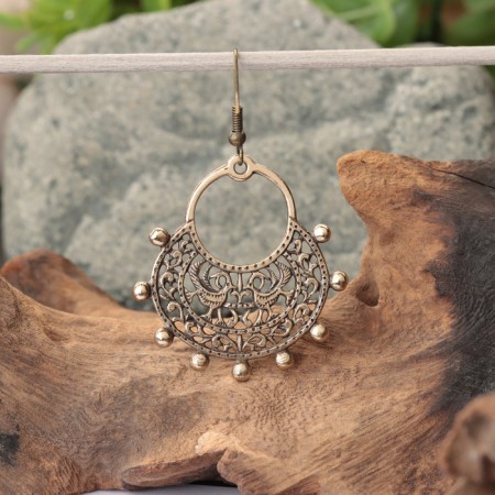 Серьги-амулет "Жар-птицы", латунь-1