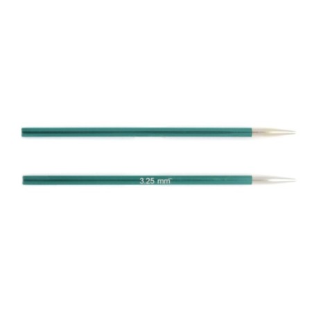 Knitting needles Removable shortened Zing KnitPro, for a cable 20 cm/3.25 mm 47529