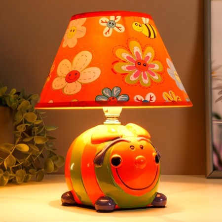 The table lamp "Fun" 1x40W E14 is orange 20x20x24cm.-1