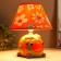 The table lamp "Fun" 1x40W E14 is orange 20x20x24cm.