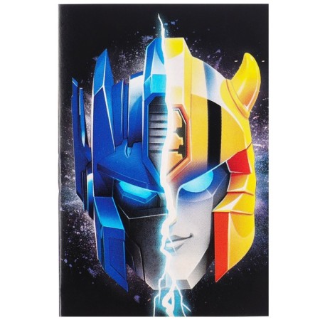 Notepad A7, on the paper clip, 16 sheets, in a cage, transformers-3