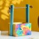 Wooden Kashpo, 15 × 12 × 8.5 (25) cm "Paul and love. Polygonometry", with print