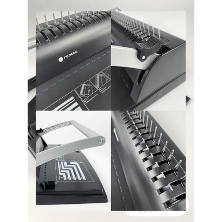 A brochure for a plastic spring, perforation is up to 9 sheets, weaves up to 170 sheets, BP-9 Geleos Geleos-5