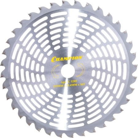 CHAMPON SUPER LIGHT C5205 trimmer knife, with hard alloy teeth, 36T, 255x25.4 mm 107193