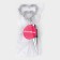 The plug for the bottle of the double heart, 11.5 cm