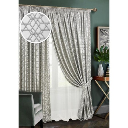 Set of curtains on the braid Almaz, size 400x270 cm, tulle - 450x270 cm