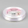 A satin ribbon "Golden threads", 15 mm × 23 ± 1 m, white color No. 001
