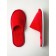 Women's slippers amarohome, size 36-38, red color