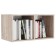 Hinged shelf 43, 710 × 270 × 360 mm, color of the oak Maria